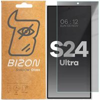 Szkło prywatyzujące Bizon do Galaxy S24 Ultra, szkiełko, szkło hartowane 9H