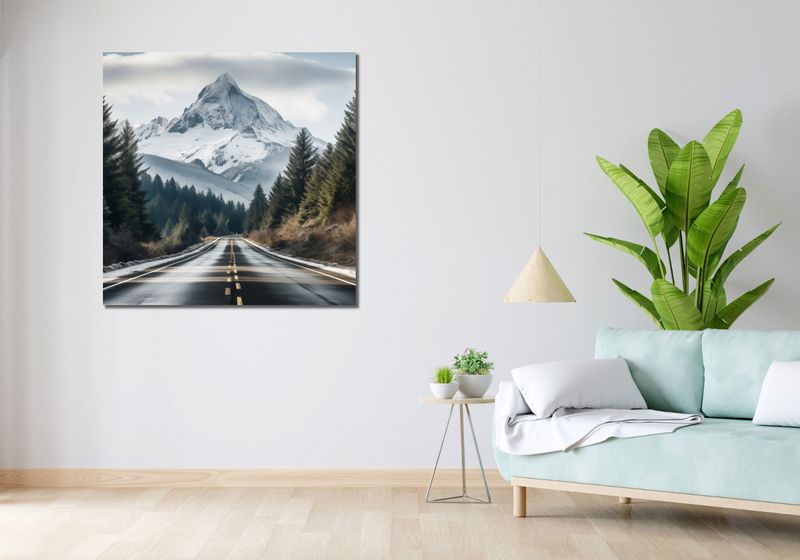 Obraz 100x100cm Odważna Podróż zdjęcie 2