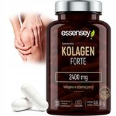 KOLAGEN FORTE 2400MG 30 DNI Wołowy DLA KOBIET SPORTOWCÓW SENIORÓW 120 Kaps