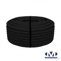 Rura karbowana peszel fi 16 750N bez pilota czarna UV 10 m
