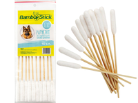 BAMBOOSTICK Patyczki bambusowe do czyszczenia higieny uszu psa L-XL 10 szt.