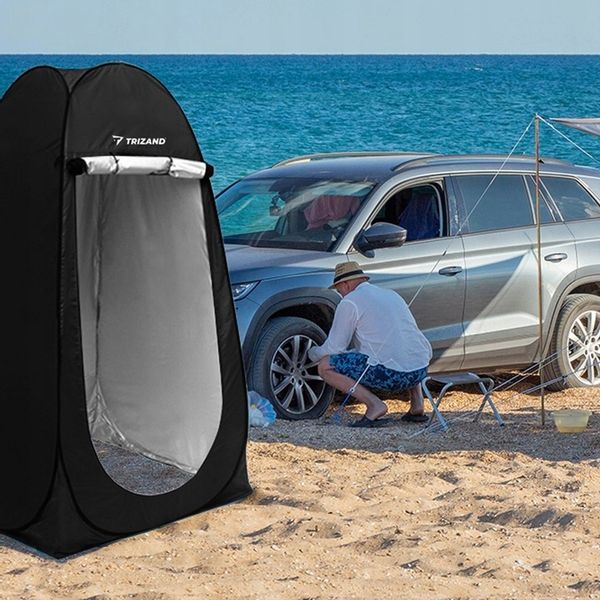 PRZEBIERALNIA PRZENOŚNA TOALETA WC NAMIOT PLAŻOWY na PRYSZNIC KEMPINGOWY zdjęcie 7