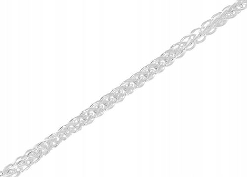 Srebrny łańcuszek nierodowany lisi ogon pr. 925 40 cm na Arena.pl