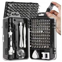 Wkrętaki precyzyjne Zestaw 115w1 do elektroniki Bit CR-V TORX ŚRUBOKRĘTY