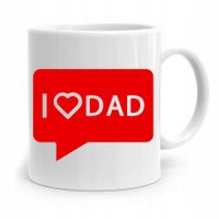 Kubek Na Dzień Ojca Dla Taty I Love Dad Prezent Z Nadrukiem Ze Zdjęciem