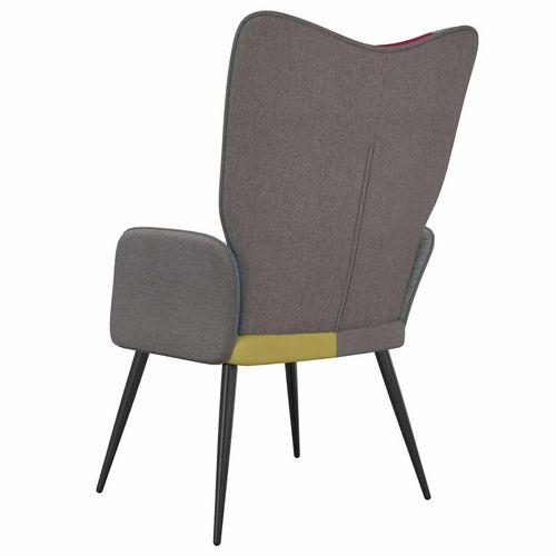 Fotel, patchwork, obity tkaniną na Arena.pl