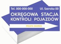Wizytówki firmowe 100szt DUŻO wzorów OKRĘGOWA STACJA KONTROLI POJAZDÓW