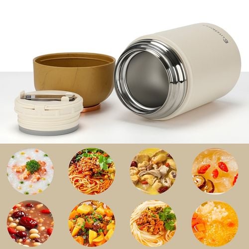 termos obiadowy 1050ml z miską i składaną łyżką e-8248 na Arena.pl