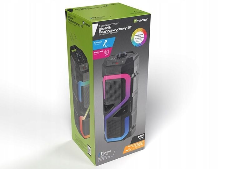 Głośnik przenośny Tracer Tower Natrix TWS bluetooth czarny zdjęcie 3