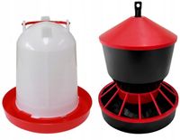 POIDŁO 6L I KARMIDŁO 6KG, KARMNIK DLA DROBIU KUR