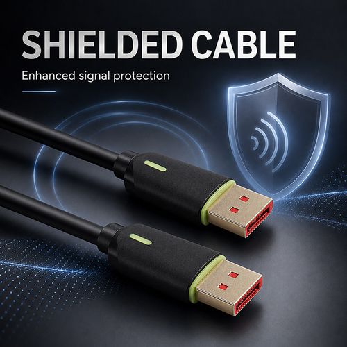 Qoltec Kabel DisplayPort 2.1 8K 0,5 m na Arena.pl