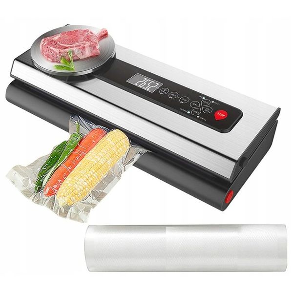 ZGRZEWARKA PAKOWARKA PRÓŻNIOWA DO FOLII DO ŻYWNOŚCI WORKÓW + GRATIS 5xWORKI zdjęcie 6