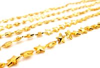 ŁAŃCUCH CHOINKOWY gwiazdki gwiazdy ZŁOTA GIRLANDA 2,7m