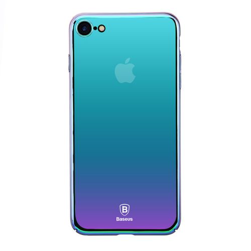 BASEUS GLASS CASE ETUI IPHONE 7 8 NIEBIESKI na Arena.pl