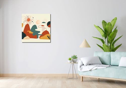 Obraz 70x70cm Kosmos Barw na Arena.pl