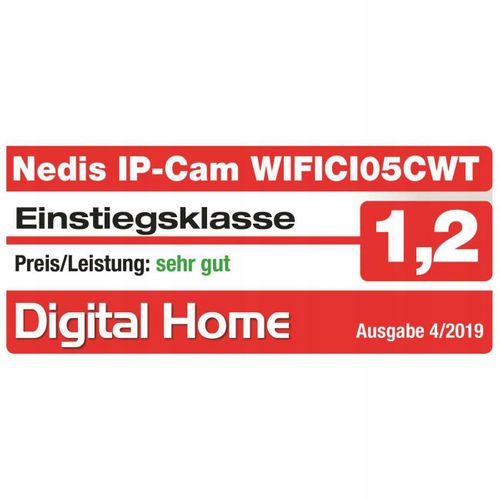 Inteligentna kamera Nedis WiFi | HD 720p na Arena.pl