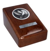 Urna pamiątkowa z gołębiem Unikalna urna pamiątkowa Projekt 1 / Tabliczka