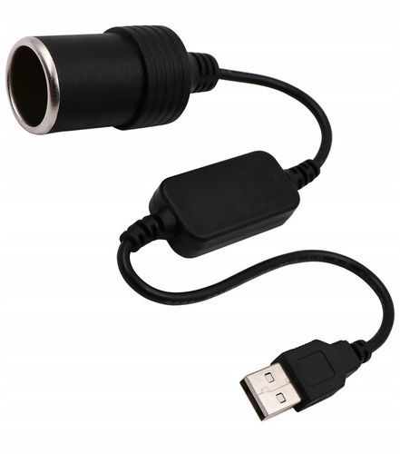 UADAPTER AUTO KONWERTER USB GNIAZDO ZAPALNICZKI na Arena.pl