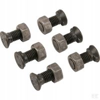Zestaw Śrub 6szt.M12x30mm podsadzenie owalne+ nakr