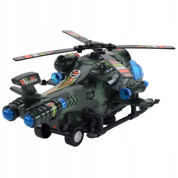 HELIKOPTER INTERAKTYWNY WOJSKOWY JEŹDZI ŚIECI GRA zdjęcie 7