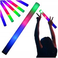 10X PAŁKA PIANKOWA ŚWIECĄCA LED MIECZ ŚWIETLNY Super Fajny Gadżet