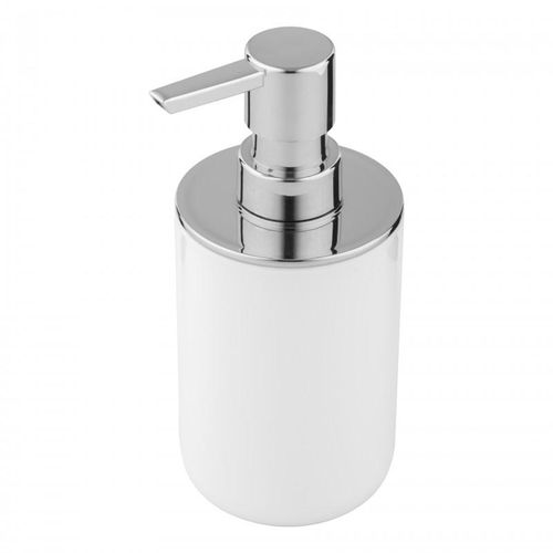 Komplet akcesoriów łazienkowych biały Szczotka do WC i Dozownik na mydło na Arena.pl