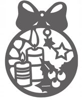 Ś9 Zawieszka świąteczna AŻUR ozdoba ŚWIĘTA Boże