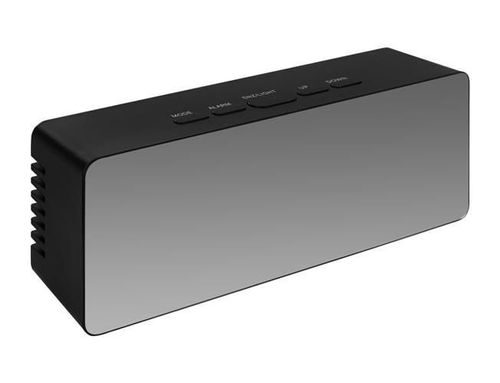 Budzik Lustro - Czarny na Arena.pl