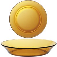 talerz głęboki duralex lys amber pomarańczowy 195 x 35 mm - zestaw 6 szt.