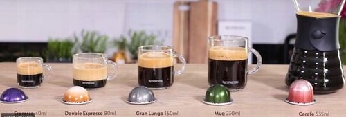 Ekspres kapsułki Nespresso Vertuo DeLonghi ENV155.S srebrny/szary (P) na Arena.pl