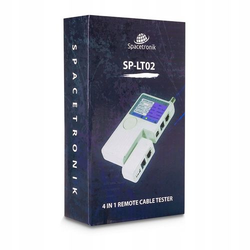 Wielofunkcyjny Tester Kabli Sieciowych LAN RJ45 RJ-11 USB i BNC SP-LT02 na Arena.pl