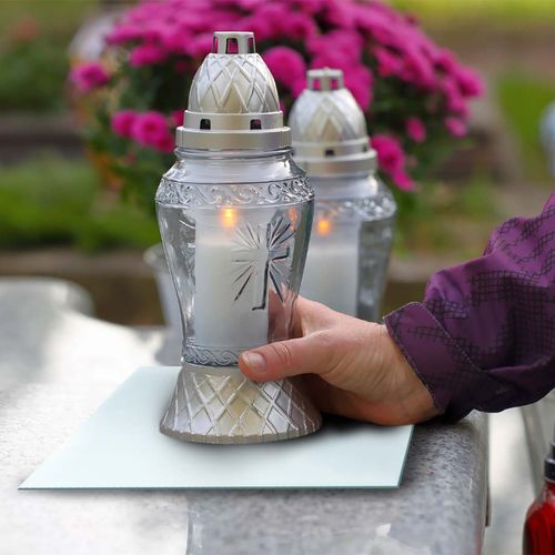 SZKLANA PODSTAWKA POD ZNICZE z LUSTRA 569b 40x30cm na Arena.pl