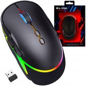 MYSZ BEZPRZEWODOWA OPTYCZNA GAMINGOWA MYSZKA USB LAPTOP PC 2,4 GHz CZARNA
