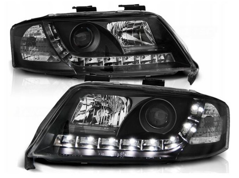 Reflektory Lampy AUDI A6 C5 4B Od  1997 Do 2001 LED DAYLINE Żarówki GRATIS zdjęcie 3