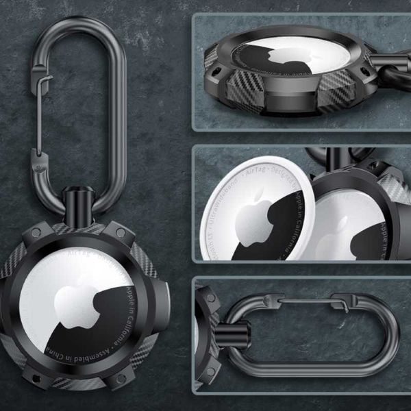 Spacecase Airtag Armor Czarny zdjęcie 8