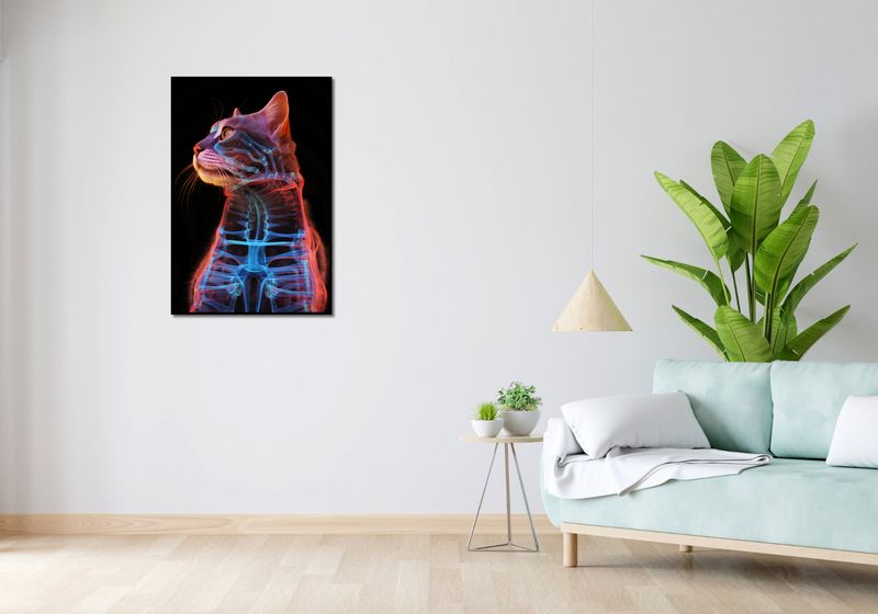 Plakat 61x90,5cm Anatomia Kota zdjęcie 4