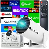 Projektor ANDROID rzutnik 4K WIFI PRZENOŚNY SMART FULL HD HY300 PRO LERTZ