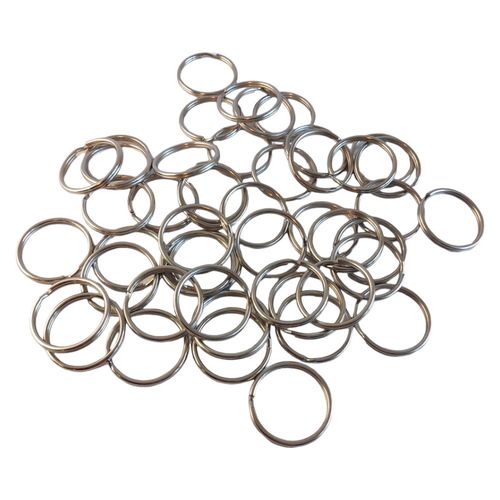 Kółko do breloków do kluczy srebrne 28mm 50szt na Arena.pl