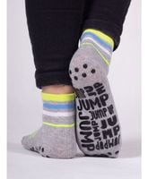 SKARPETKI KRÓTKI NA TRAMPOLINY ABS SKS-0021 27-30 wzór - dziewczynka