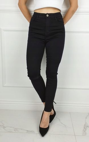 # DAMSKIE SPODNIE JEANSOWE WYSZCZUPLAJĄCE KOLORY # na Arena.pl