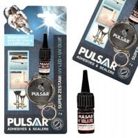 KLEJ UV DO SZKŁA I METALU BEZBARWNY LAMPKA PULSAR 3 g