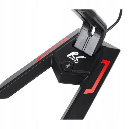 Mikrofon gamingowy do komputera USB LED streaming NanoRS RS710 regulowany na Arena.pl