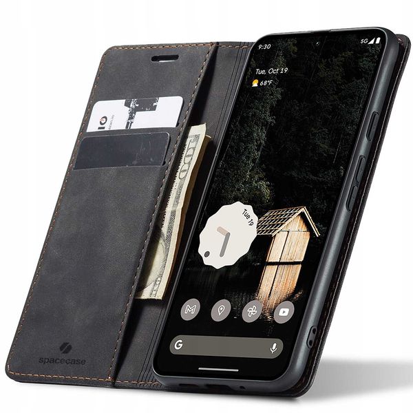 Spacecase Wallet Google Pixel 9 Pro Xl Black zdjęcie 1