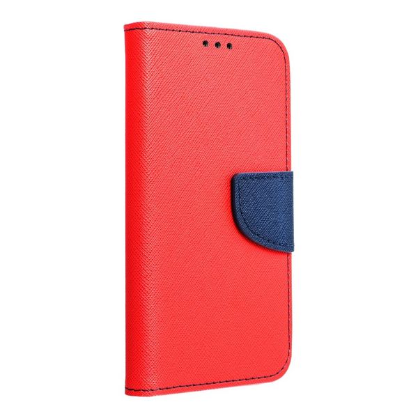 Kabura FANCY Book do IPHONE 16 Plus czerwono granatowy zdjęcie 1