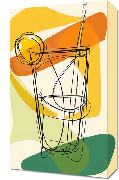 Obraz 30x50cm Koktajl Artystyczny zdjęcie 1