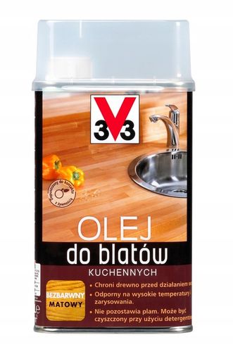 V33 OLEJ DO BLATÓW KUCHENNYCH 0.5L na Arena.pl
