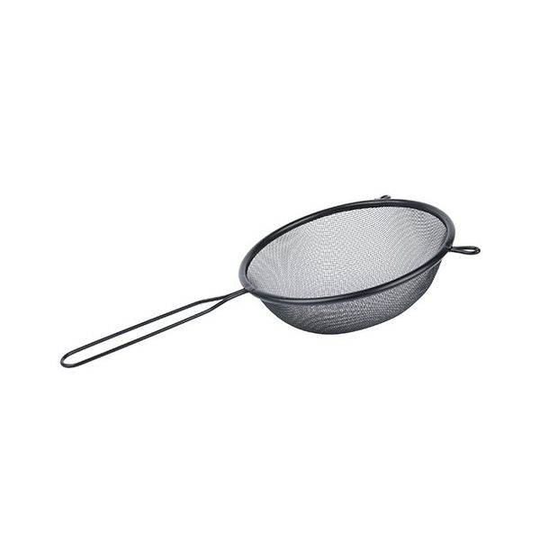 Sitko stalowe z rączką 14 cm Blackline stal nierdzewna czarne zdjęcie 1