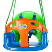 Huśtawka Dziecięca, Ogrodowa z Szelkami 3w1