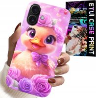 ETUI DO IPHONE 16 - SŁODKA KACZUCHA, KACZKA NA RÓŻOWYM TLE