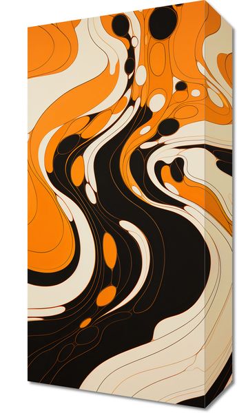 Obraz 20x40cm Tańczący Atrament zdjęcie 1